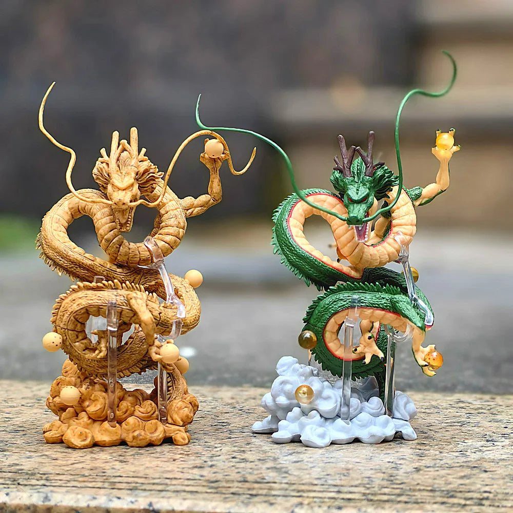 Dragon Ball Summon the Dragon Little Green Dragon Toy Hand-made Office Model with Base Cake Ornament Ornament Gift Dragon Ball Summon the Dragon Little Green Dragon Toy Hand-made Office Model with Base Cake Ornament Ornament Gift